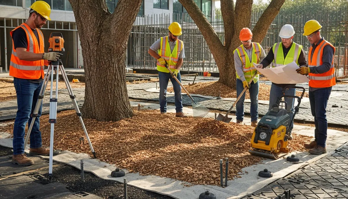 Arbor Tree Care protecting tree roots in Memphis, TN for safe root protection services