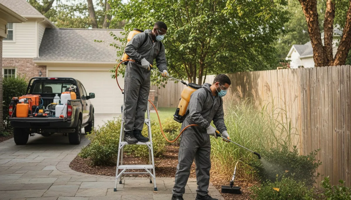Memphis, TN arborist providing tick control treatment for residential trees and yard care