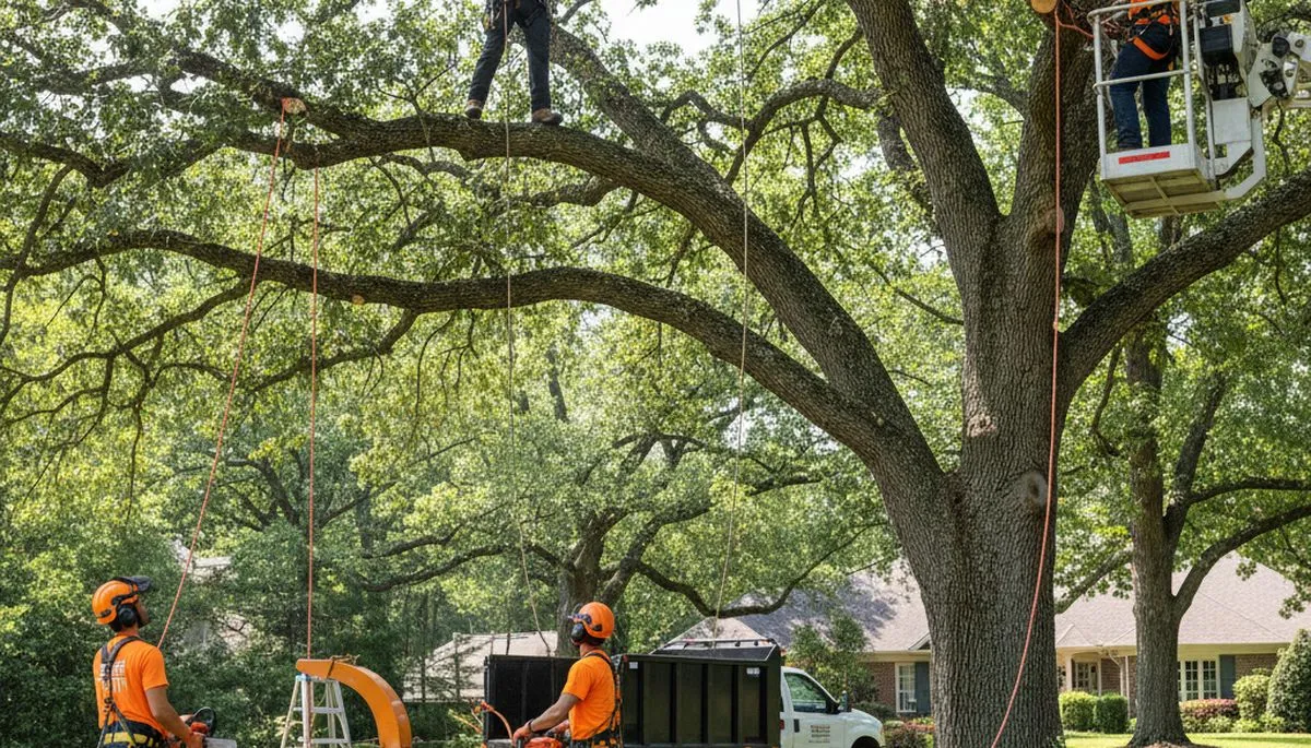 Memphis, TN arborist pruning tree branches for safer, healthier landscape care