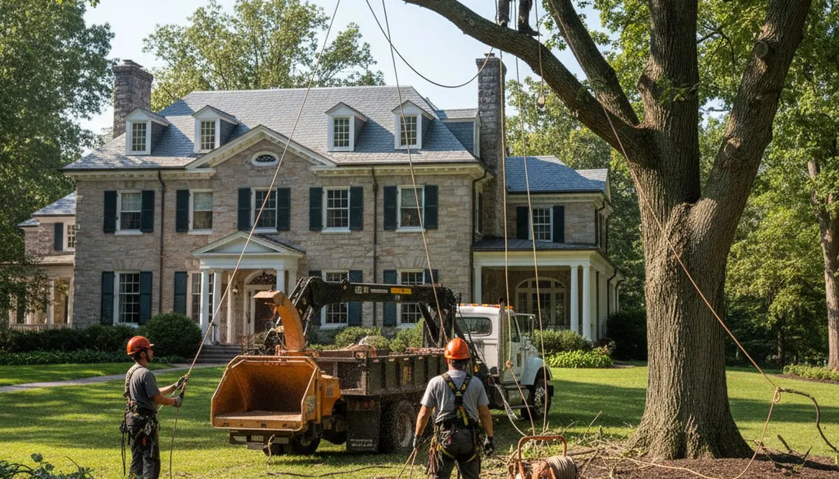 Tree service crew in Memphis, TN providing professional tree removal and trimming