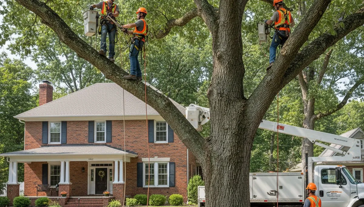 Memphis, TN tree removal crew providing professional tree service for residential and commercial properties